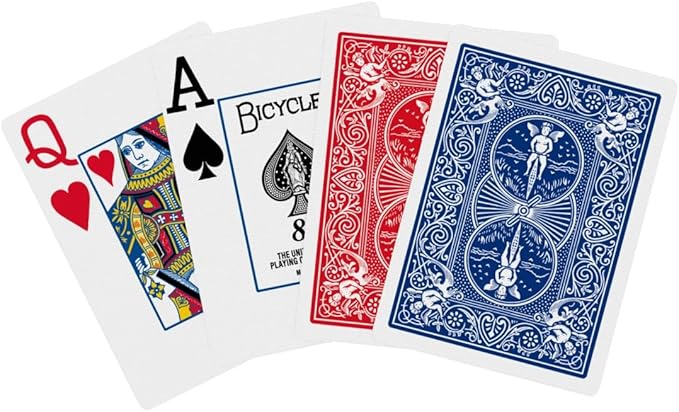 Bicycle Jumbo Index Playing Cards , 2 Pack Large Print Poker - View 3