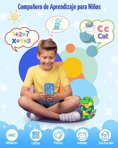 KOKODI Kids Smart Phone, Touchscreen HD Dual Camera Cell Phone for Kids - View 3