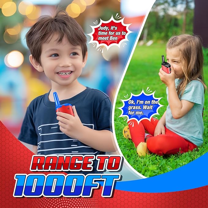 Rechargeable Walkie Talkies for Kids - View 2