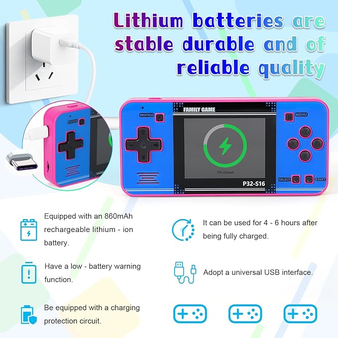 Video Games Built-in 32-bit 220-bit  - View 3