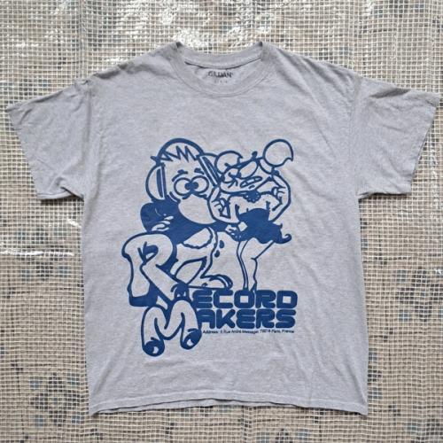 Record Makers T-shirt - Grey/Blue [L]