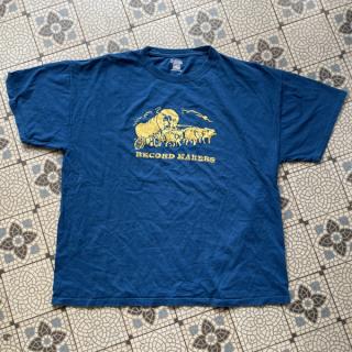 Pioneers T-shirt - Blue - Gold [XL]