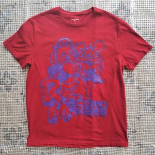 Record Makers T-shirt - Red/Purple [M]
