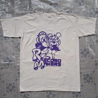 Record Makers T-shirt - Cream/Purple [XXL]