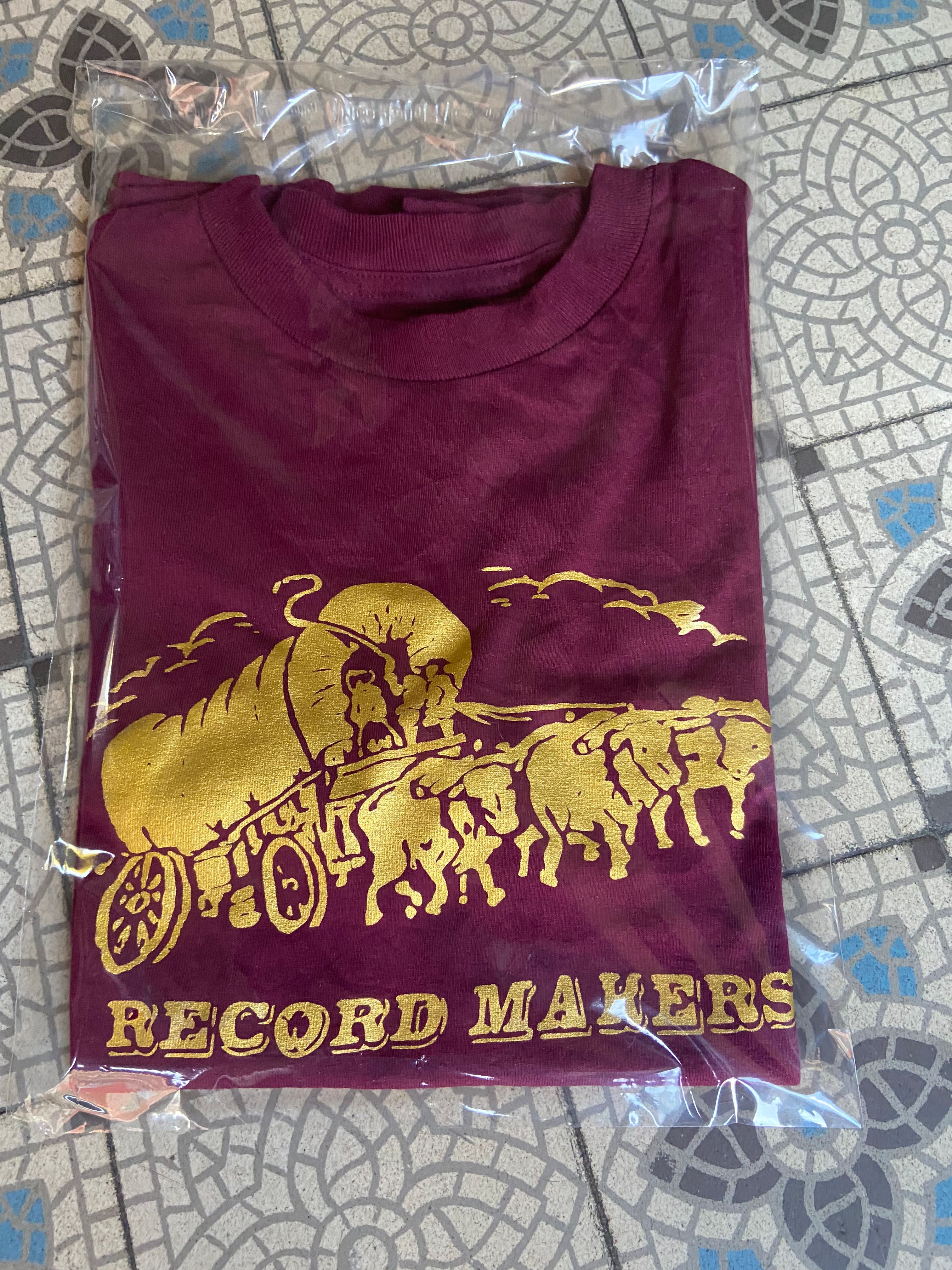 Pioneers T-shirt - Burgundy - Gold [S]