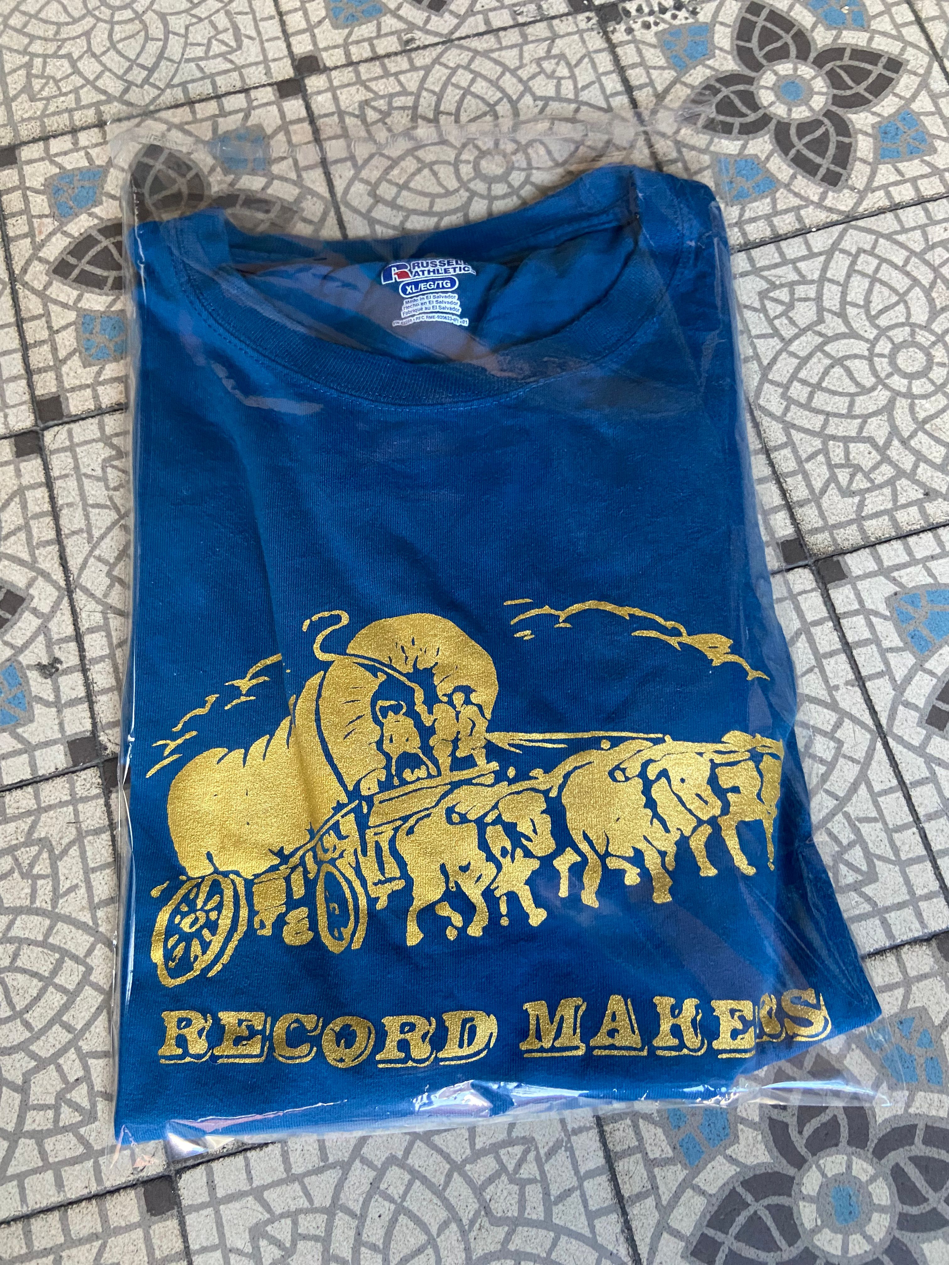 Pioneers T-shirt - Blue - Gold [XL]
