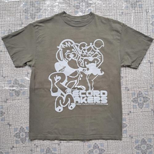 Record Makers T-shirt - Khaki/Grey [L]