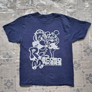 Record Makers T-shirt - Midnight Blue/Grey [XL]