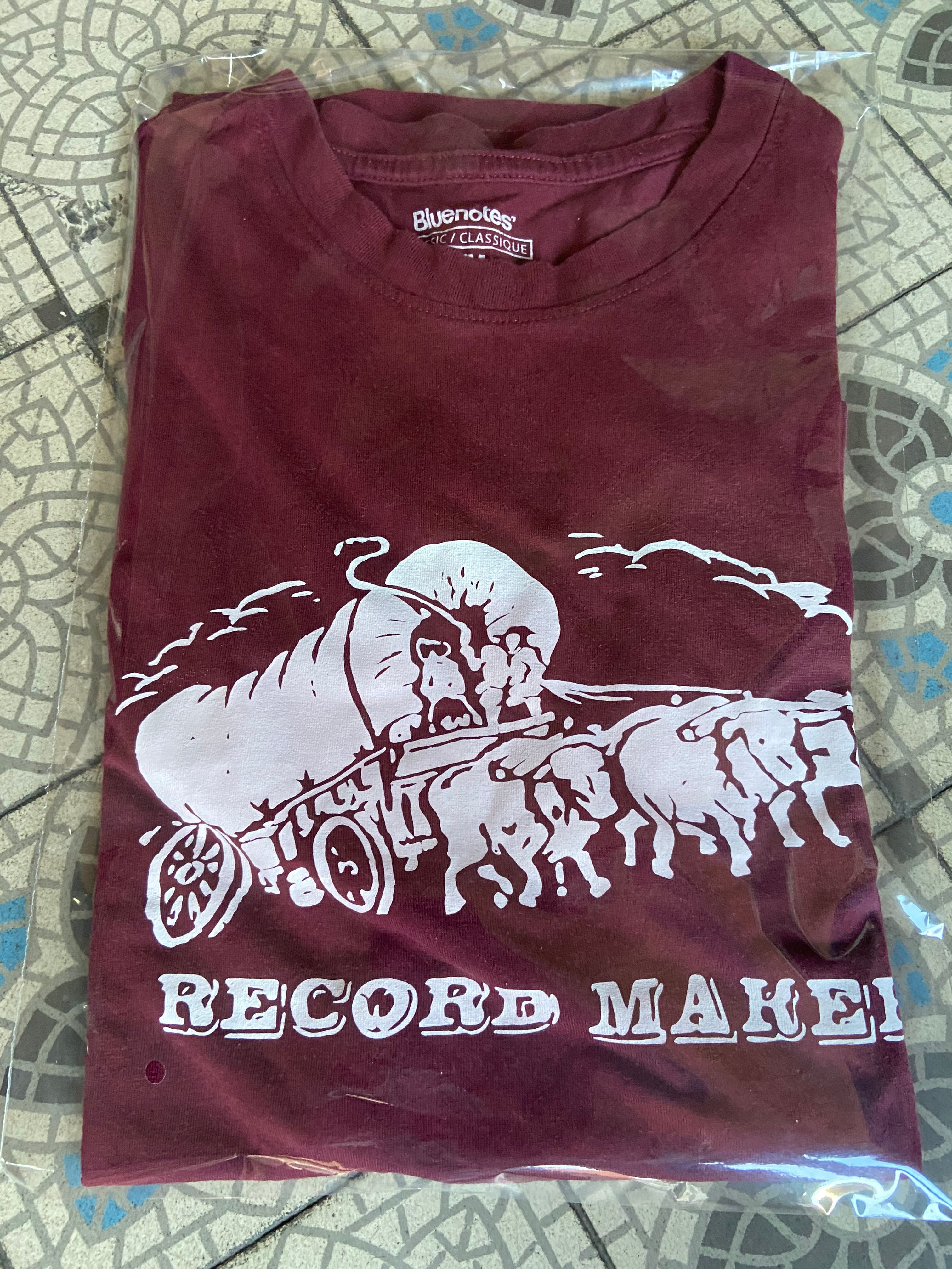 Pioneers T-shirt - Burgundy - White [S]