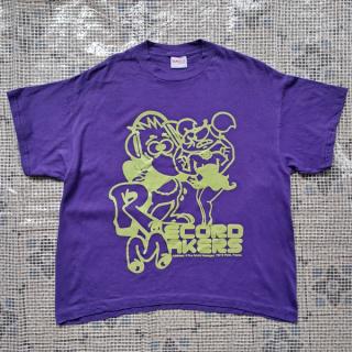 Record Makers T-shirt - Purple/Green [XL]