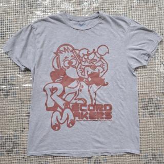 Record Makers T-shirt - Grey/Brick red [L]