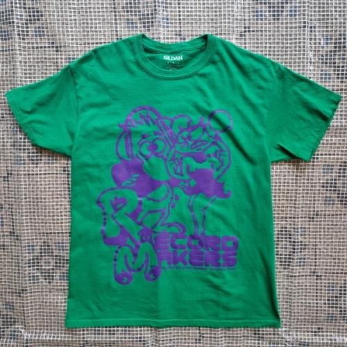 Record Makers T-shirt - Green/Purple [M]