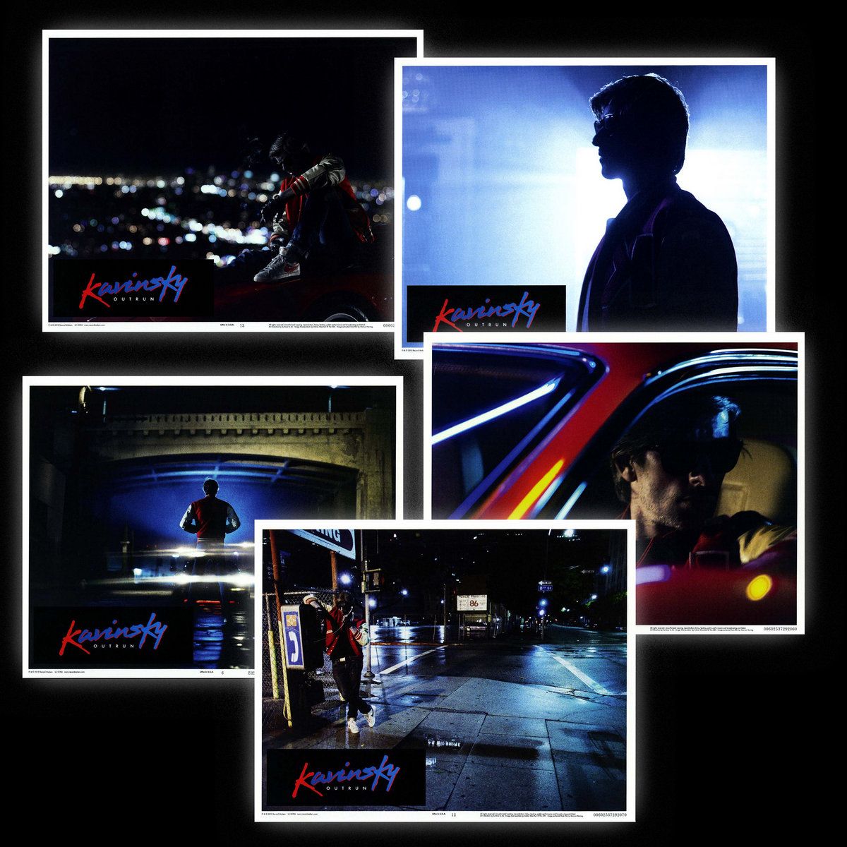 "OutRun" Lobby Cards