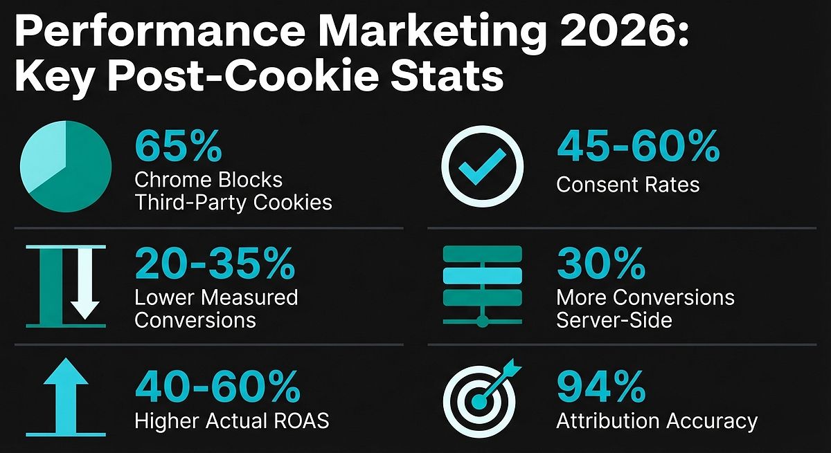 Performance Marketing 2026: Key Post-Cookie Stats