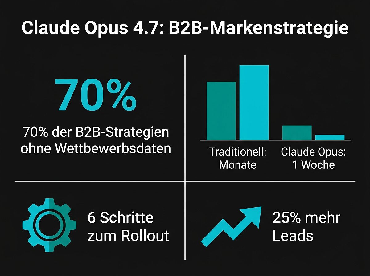 Claude Opus 4.7: B2B-Markenstrategie im Echtzeit-Check