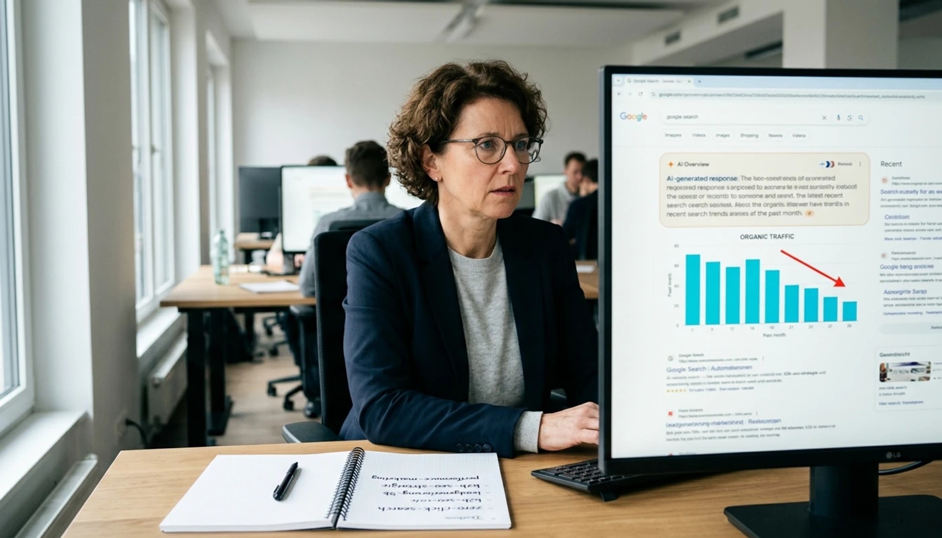 Google AI Overviews: Warum B2B-Websites 60% Leads verlieren - Symbolbild