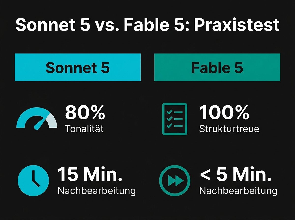 Sonnet 5 vs. Fable 5: Der B2B-Vergleich
