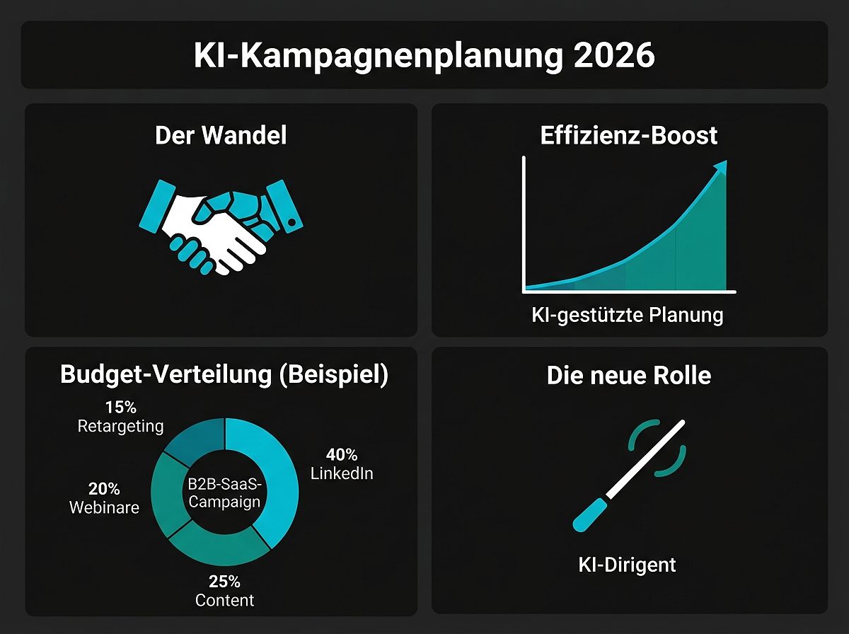 KI-Kampagnenplanung 2026: Strategiewandel in B2B-Agenturen