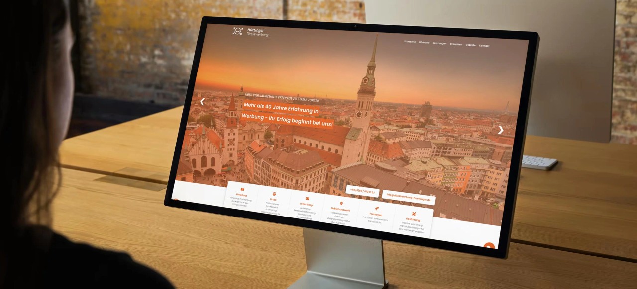 Case Study WordPress Development & AI Integration | Direktwerbung Hüttinger Solution 3