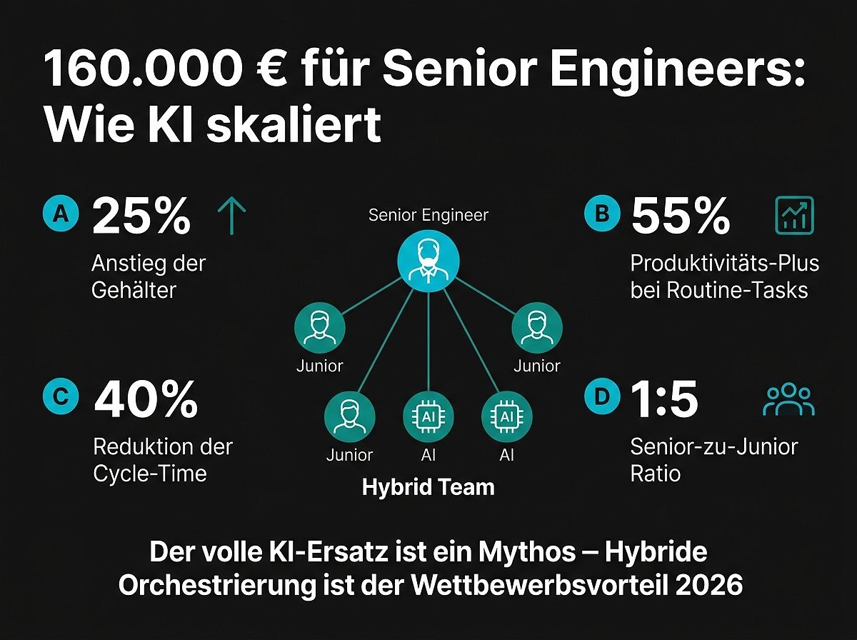 160.000 Euro für Senior Engineers: Wie KI Softwareentwicklung skaliert