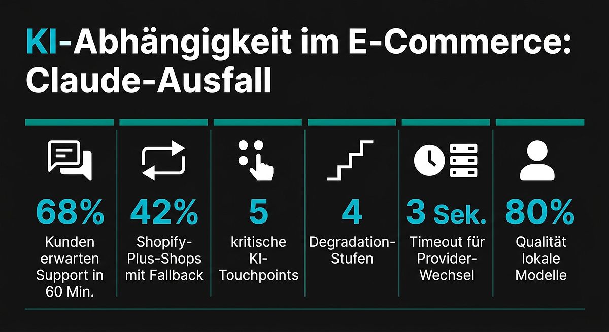 KI-Abhängigkeit im E-Commerce: Claude-Ausfall