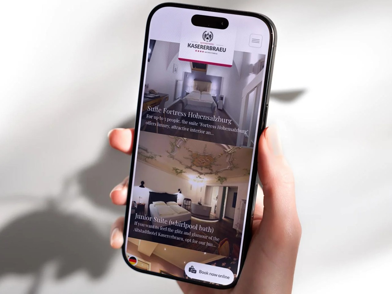 Case Study Brand Strategy & Headless Development | Altstadthotel Kasererbräu Solution 1