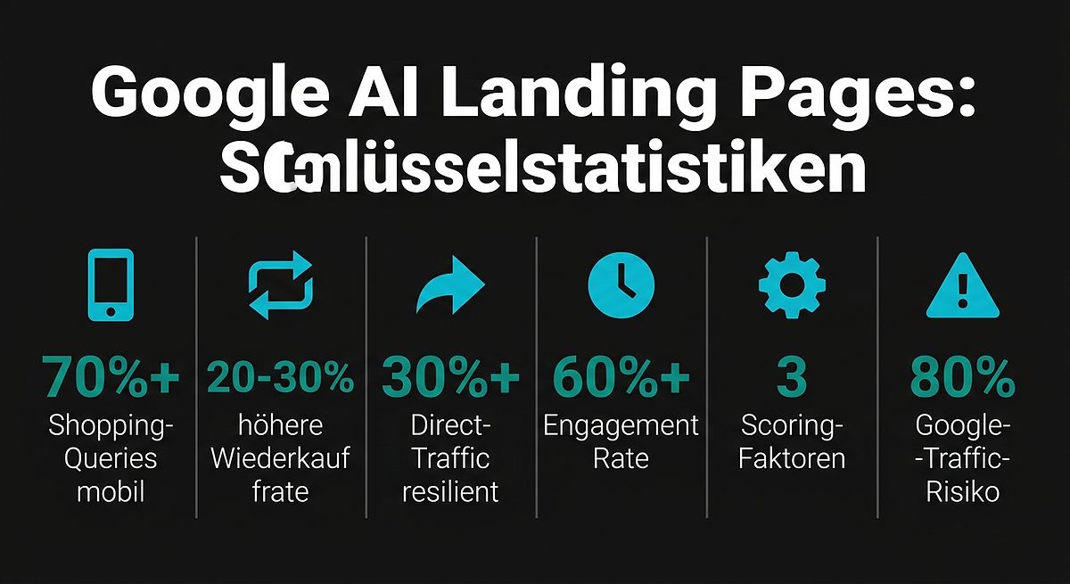 Google AI Landing Pages: Schlüsselstatistiken