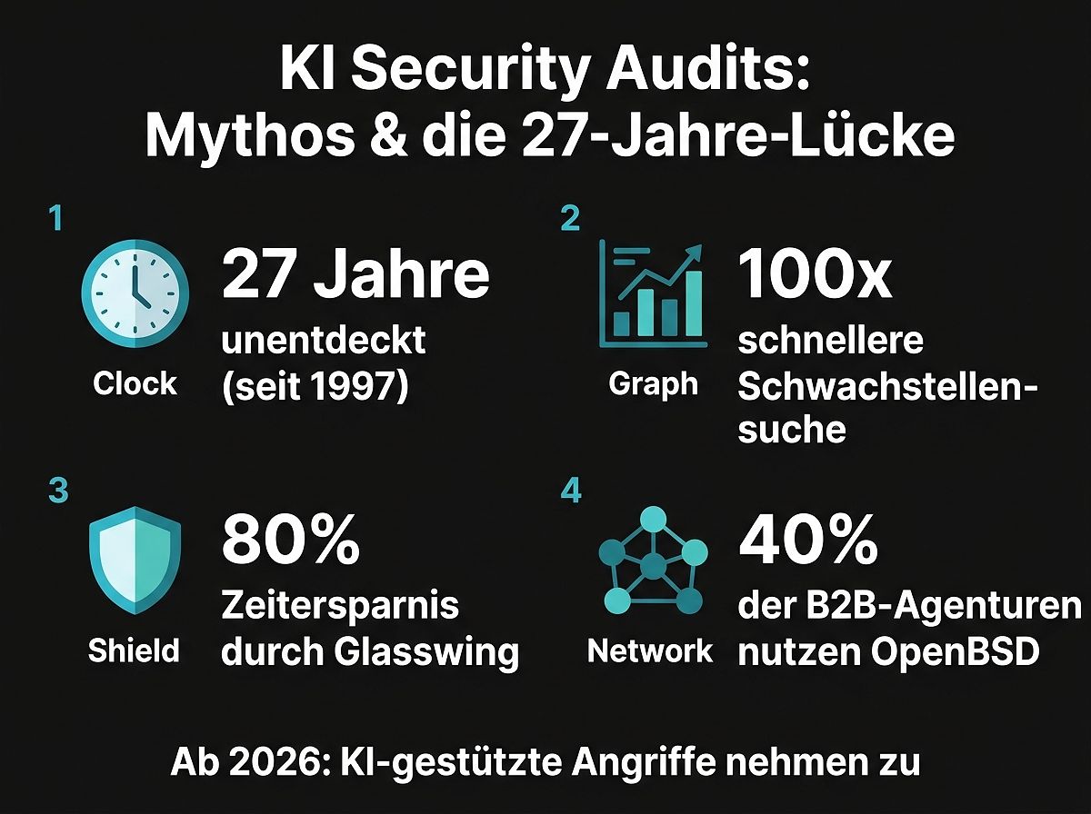 KI Security Audits: Anthropics Mythos findet 27 Jahre alte OpenBSD-Lücke