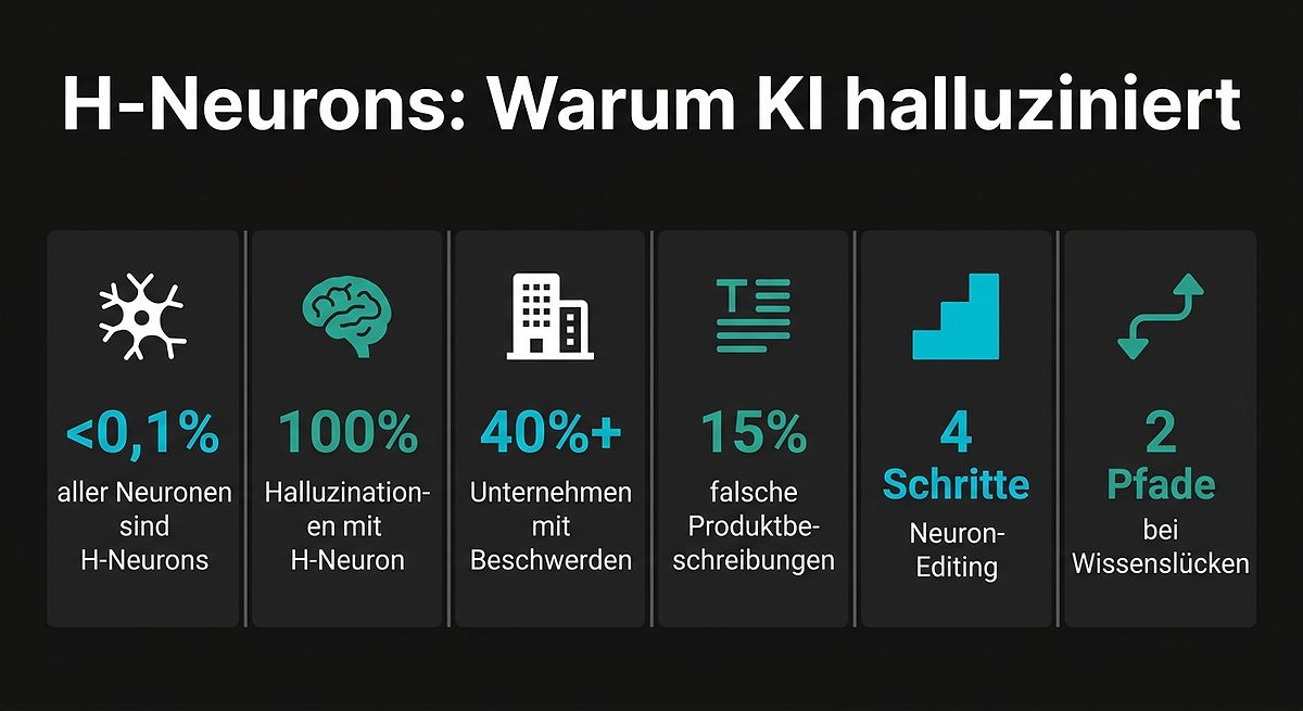 H-Neurons: Ursache von KI-Halluzinationen