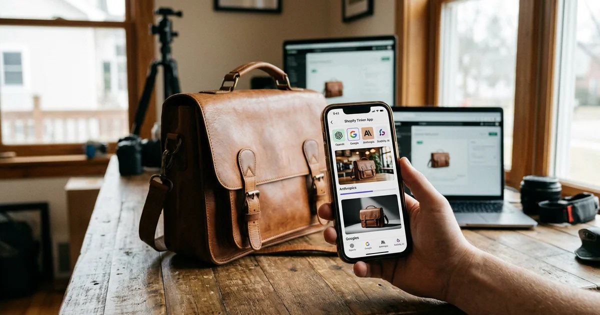Shopify Tinker: 4 KI-Modelle für Produktbilder im Test