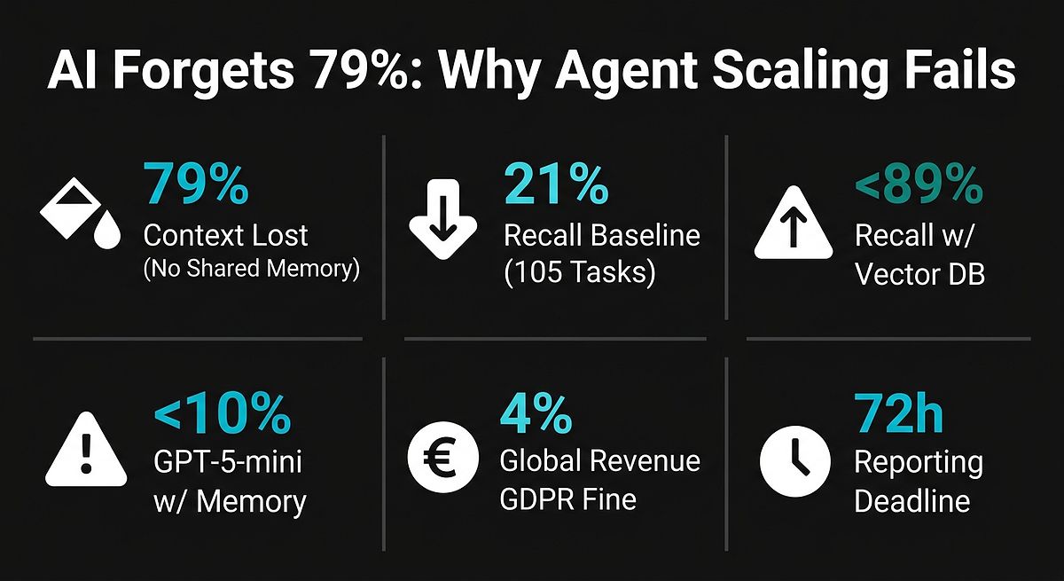 AI Forgets 79%: Agent Scaling Failures