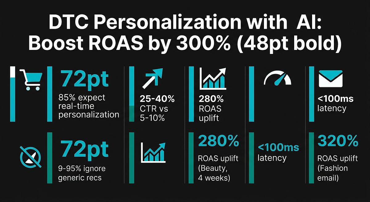 AI Personalization: 300% ROAS Boost for DTC Brands