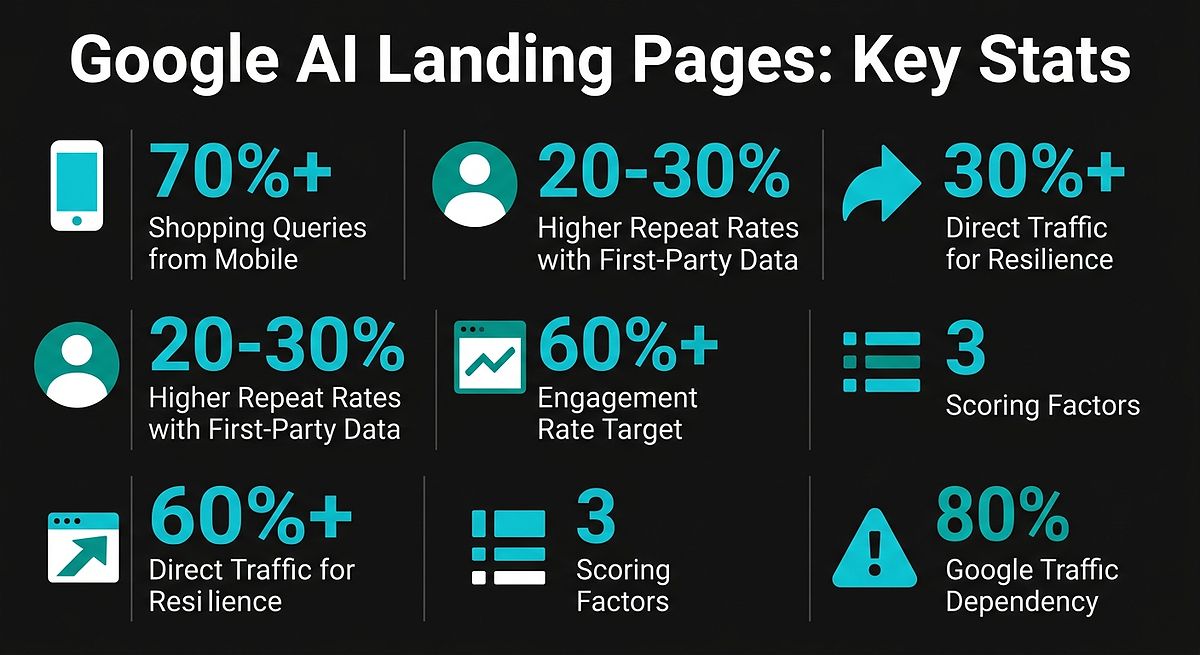 Google AI Landing Pages: Key Stats