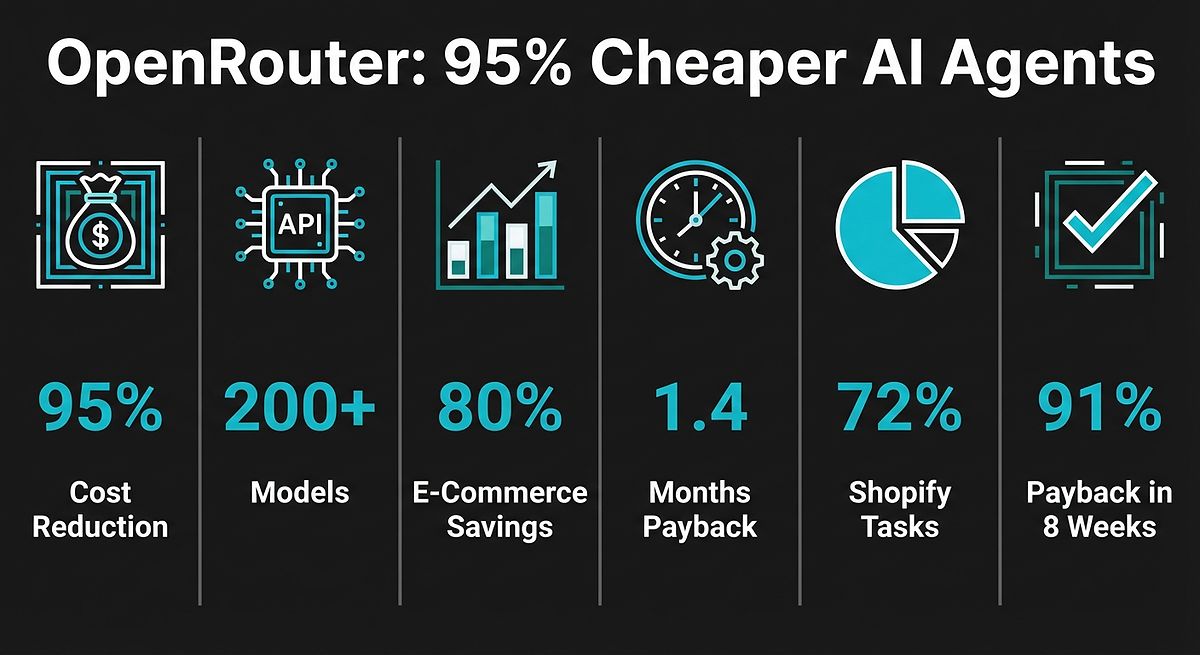 OpenRouter: 95% Cheaper AI Agents via Multi-Model Routing