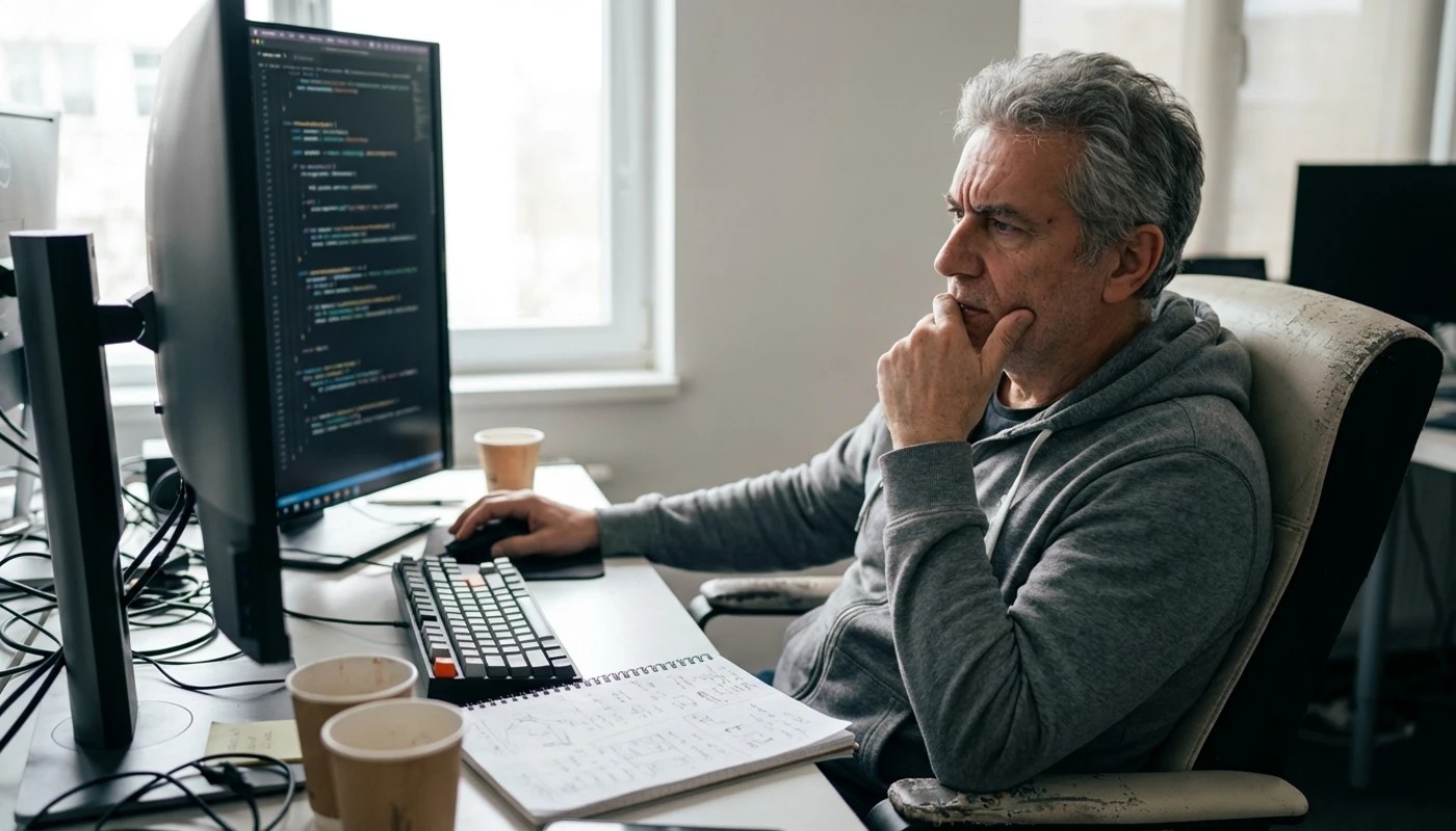 Vibe Coder vs. Real Engineer: Warum KI kein Ersatz ist - Symbolbild
