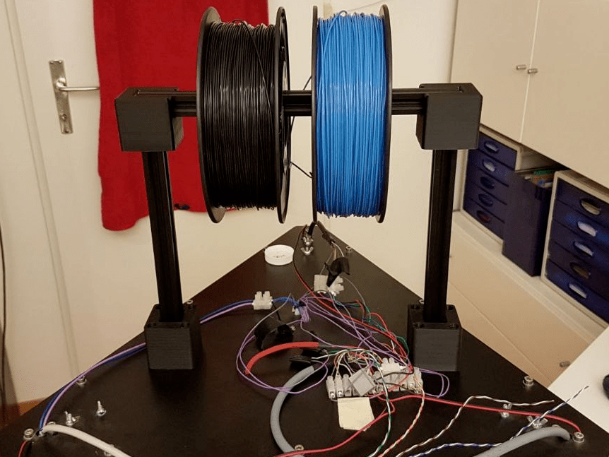 Top view, little messy