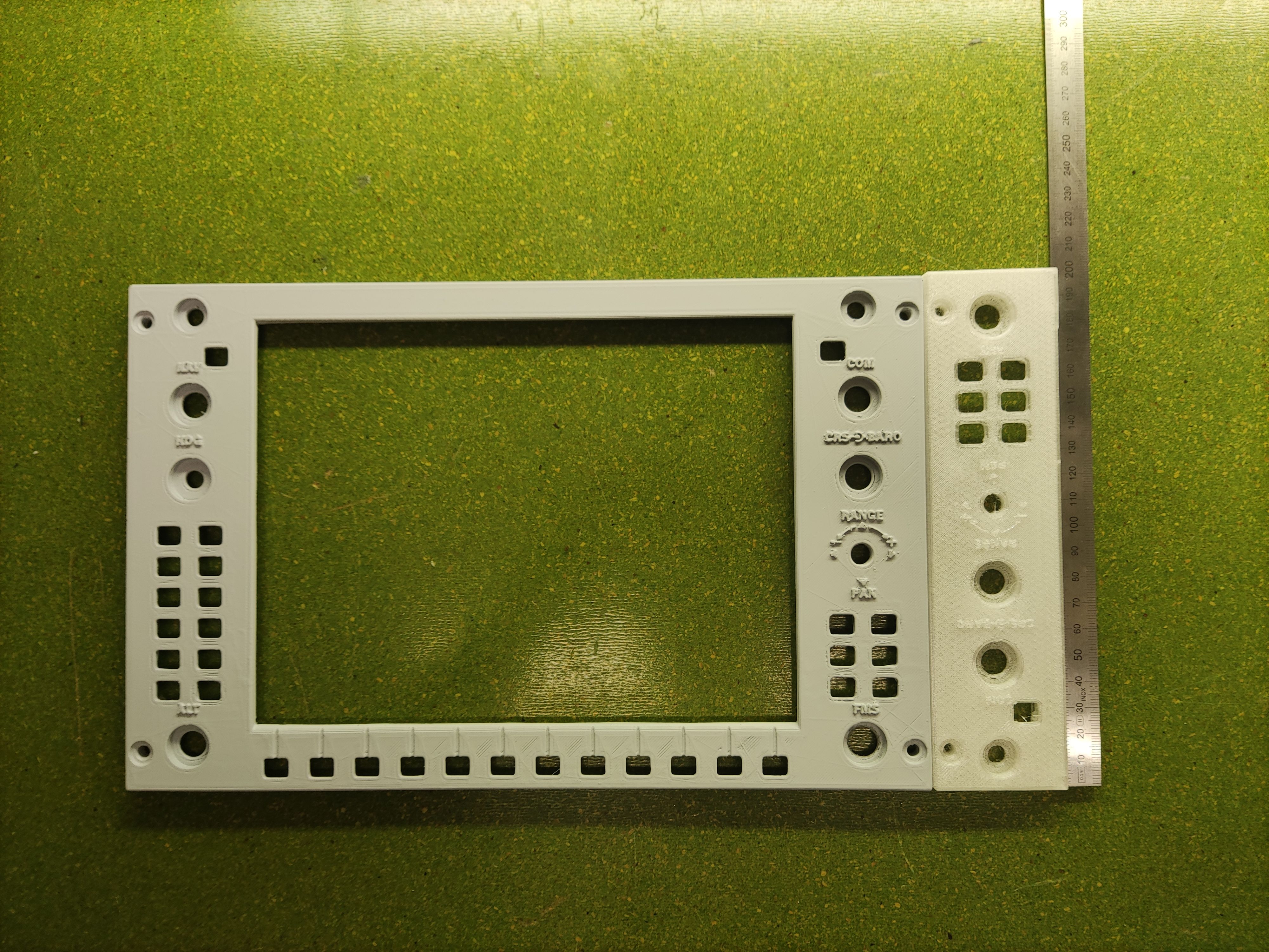 Housing with basic coating