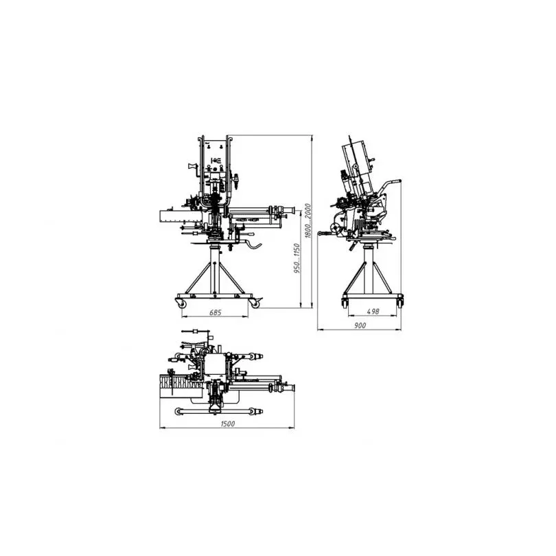 KOMPO KN-26 semi-auto clipper for COFFINET