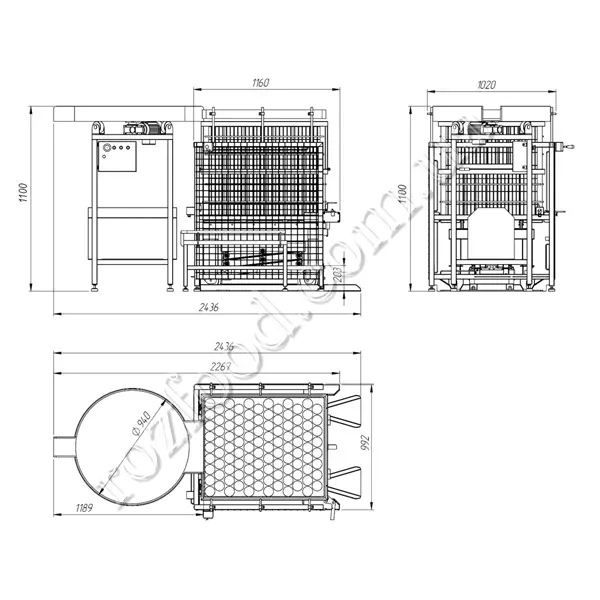 Can Loader for Autoclave Baskets | Industrial Food Equipment in Canada & USA