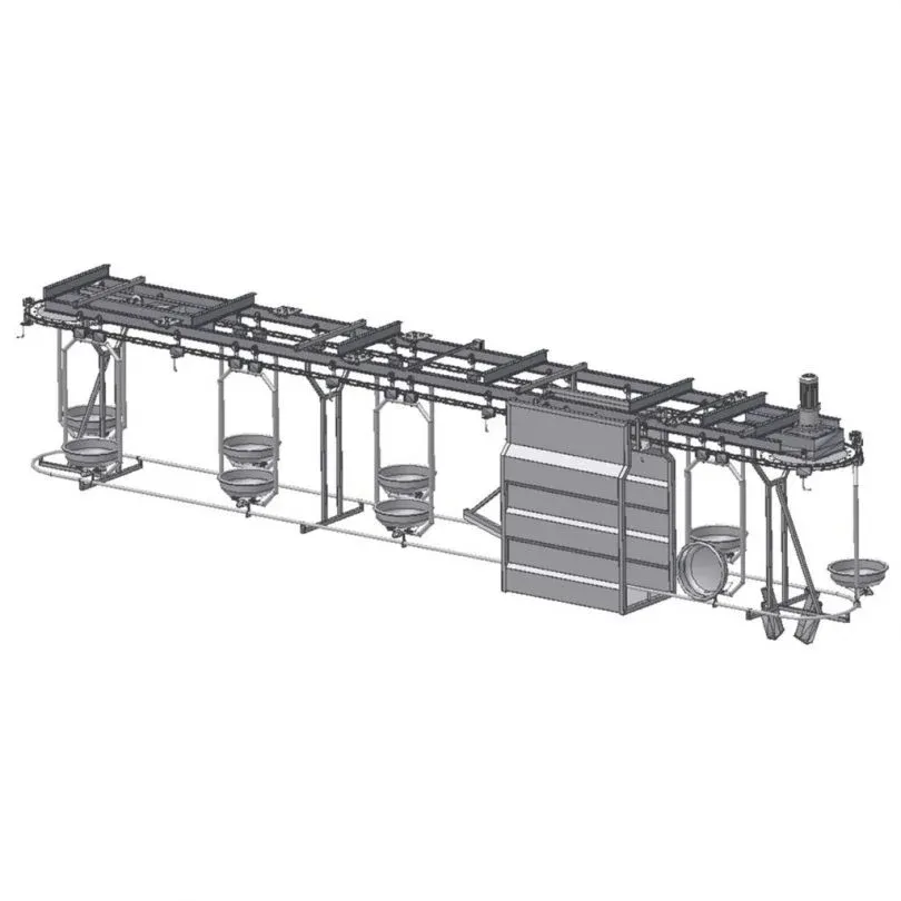 Plate conveyor for intestines