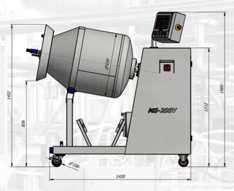 Vacuum tumbler MS-200V