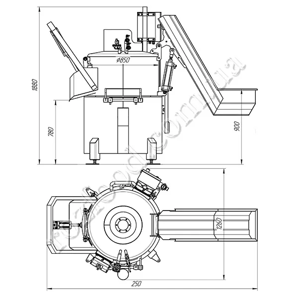 Centrifuge for Grinding & Washing Intestinal Materials 