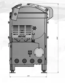 Vacuum mixer RX-400V