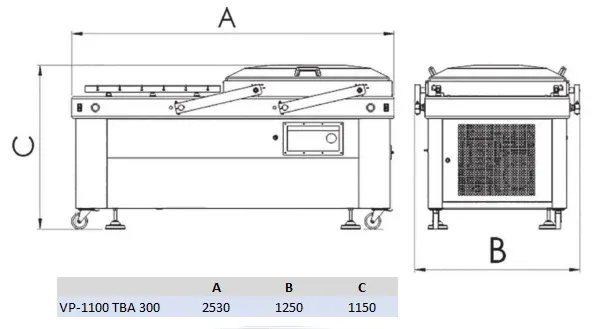 Industrial Vacuum Packer AK-RAMON VP-1100 TBA 300