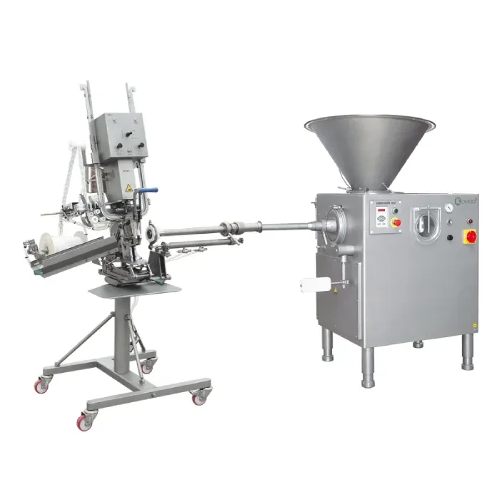 Vacuum Filler KOMPO-MINI + Semi-Auto Double Clipper KN-24