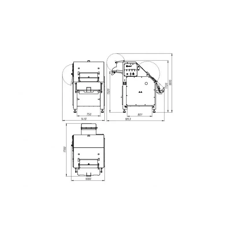 Machines for Flaking Frozen Food Blocks IB-4, IB-8