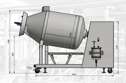 Vacuum tumbler MS-500V