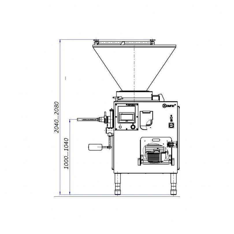 Mid Output Vacuum stuffer KOMPO OPTI 2000 M