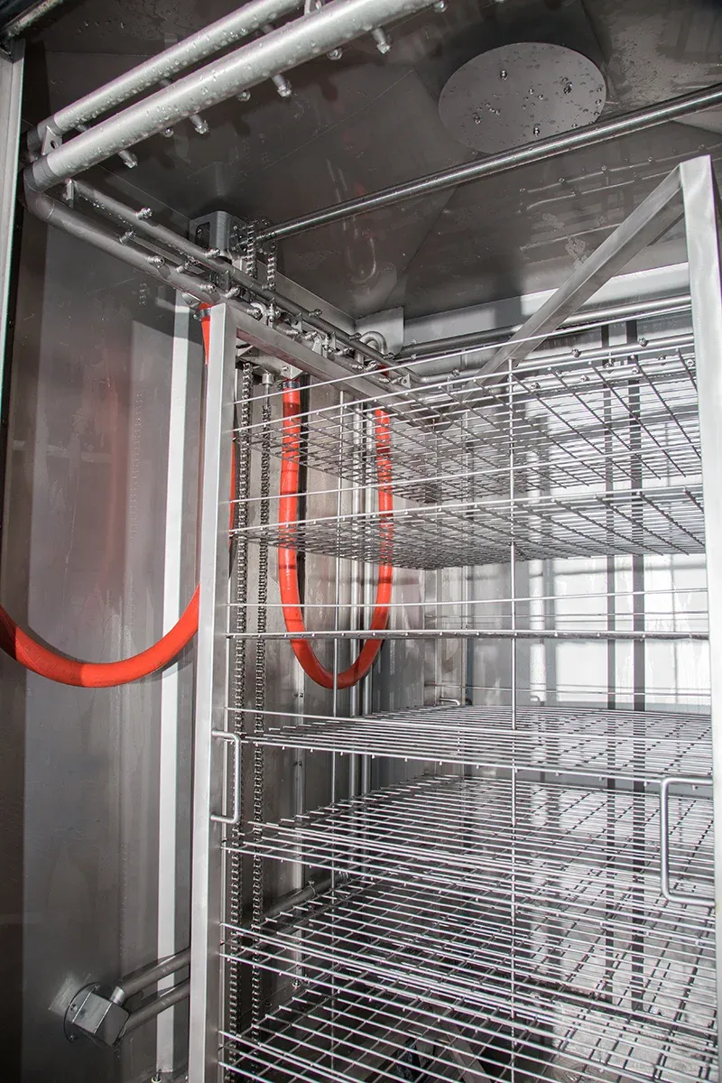KOMPO MMKR-1 Smokehouse Rack Washer | Industrial Rack Cleaning Machine ...