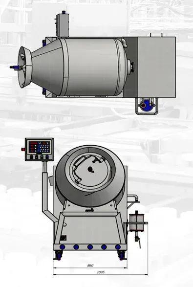 Vacuum tumbler MS-500V